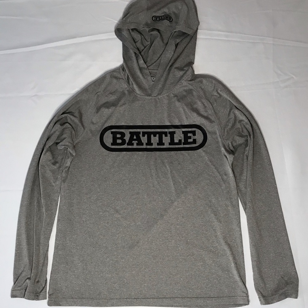 Men’s BATTLE fitted hoodie XL
